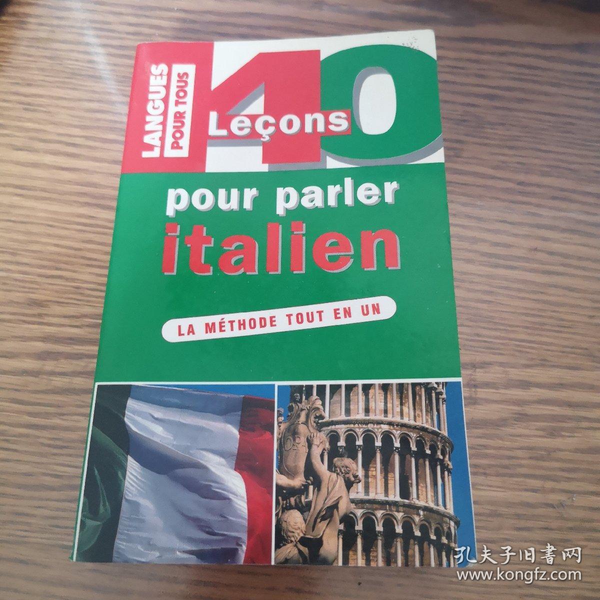 40 lecons pour paler italien