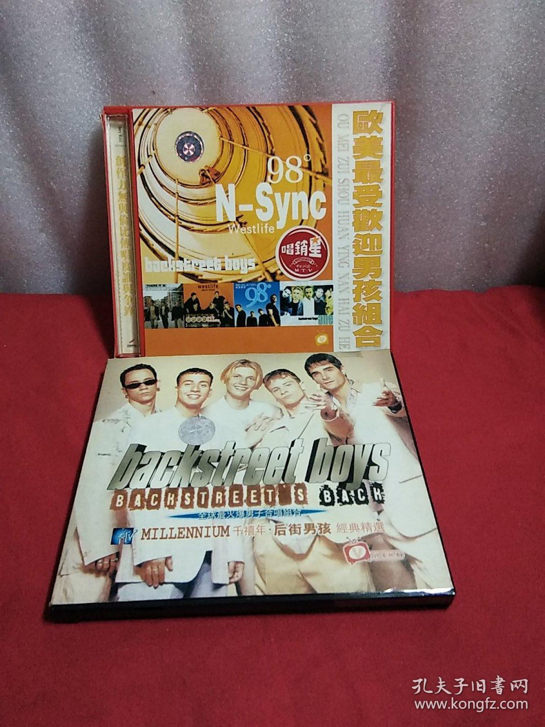 千禧年,后街男孩经典精选,高清晰度绝对卡拉ok,Ⅴcd1张光盘,全球最