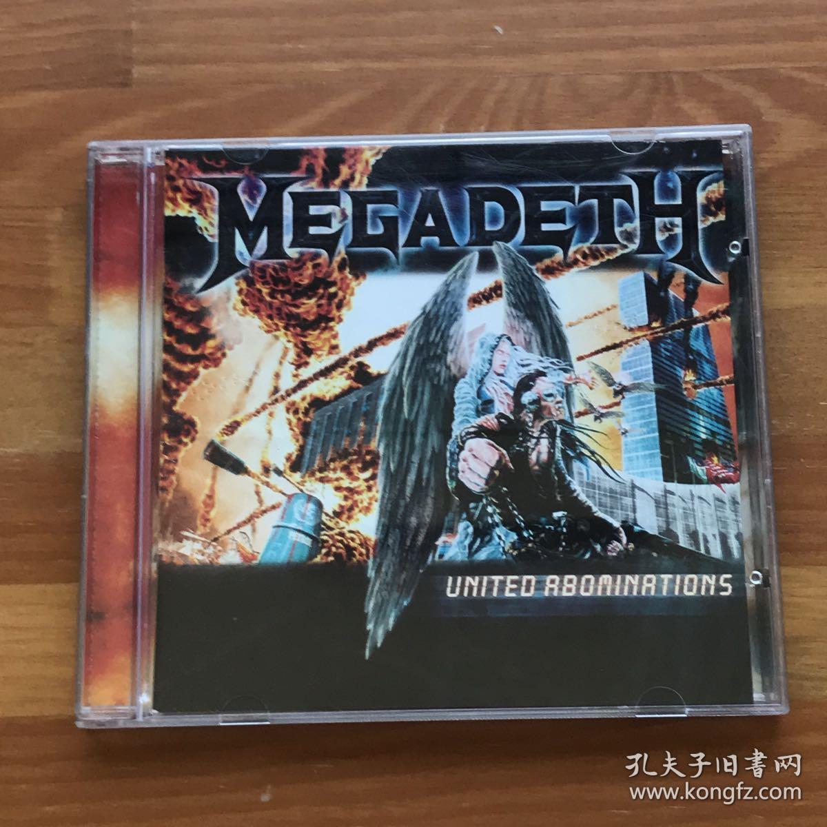 摇滚乐megadeth重金属巨头cd专辑countdowntoextinctionunited