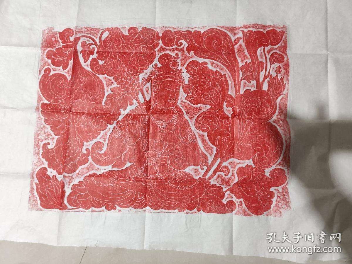 唐代线刻佛像之杰作莲花精美绝伦佛相庄严气度非凡长6851cm