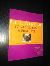 B.K.S. Iyengar Yoga Wisdom and Practice-B.K.S.艾扬格瑜伽智慧与实践、英文原版