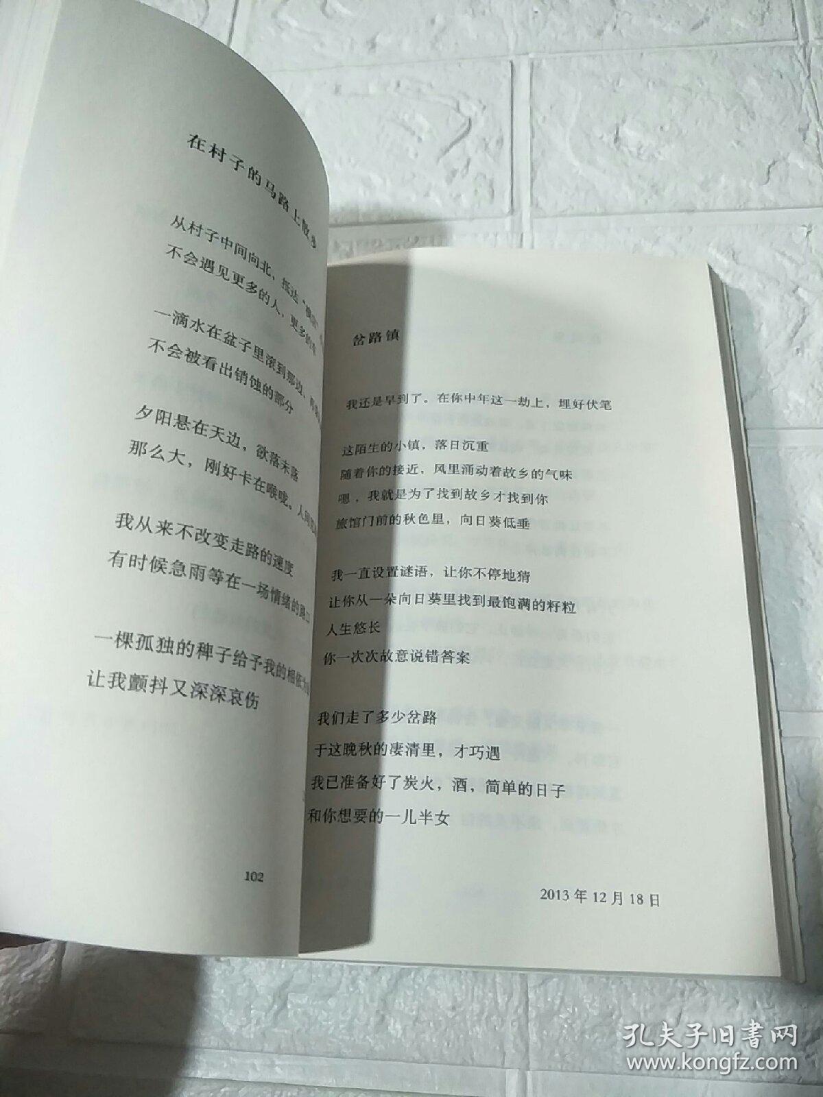月光落在左手上:余秀华诗集 品自鉴