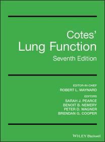 Lung Function: Physiology, Measurement and Application in Medicine  John E. Cotes  英文原版 临床肺功能   肺功能检查实用指南 肺功能学：基础与临床 实用肺功能测定手册