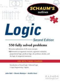 Schaums Outline Of Logic Second Edition （schaums Outlines）（全新，最快可2~3周内到手，但需补运费价差67元）
