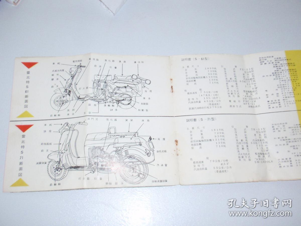 雷比特 轻便摩托车说明书 l7