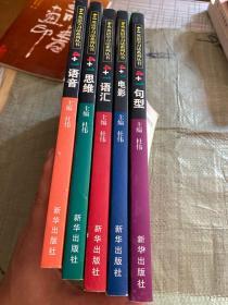 4+1英语学习法系列丛书：4+1语汇 思维 电影 句型 语音（全5册合售）书内划线 字迹