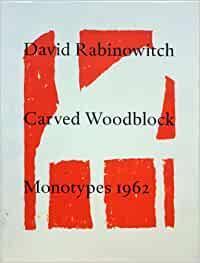David Rabinowitch Carved Woodblock Monot