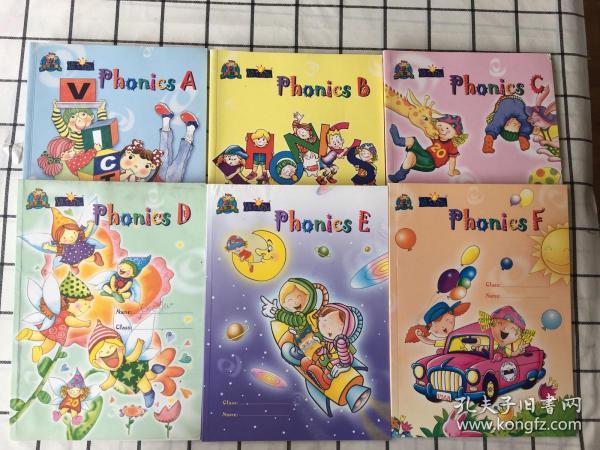天童美语维克斯系列英语教材phonicsaf册共6册合售