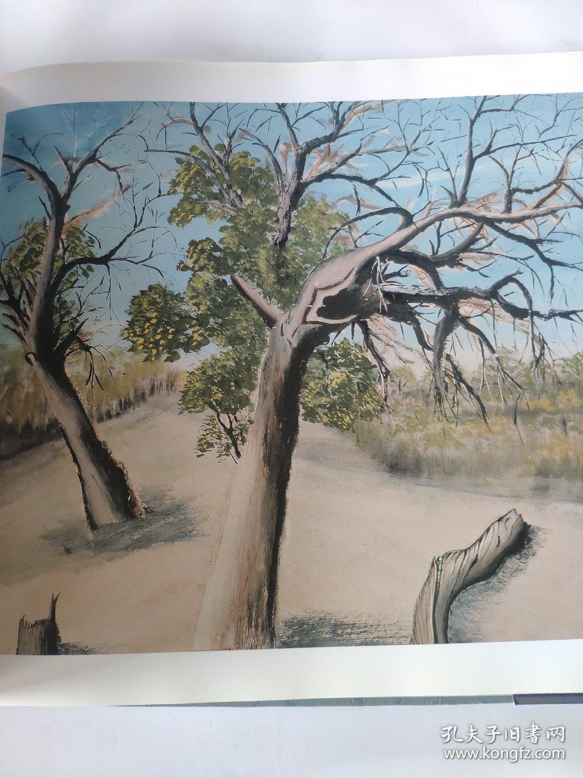 姜福堂画集 胡杨颂 本书为水粉画集,是作者潜心研究各种彩色石头而