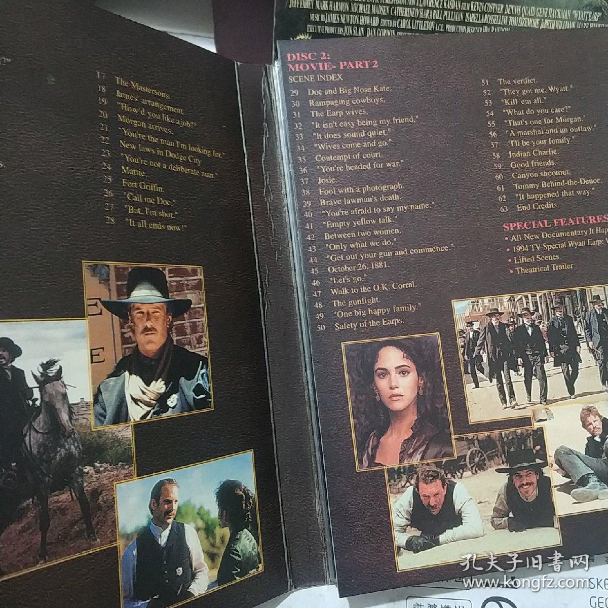 义海倾情 精装2dvd电影(又名: 执法悍将 / 怀亚特厄普)导演: 劳伦斯