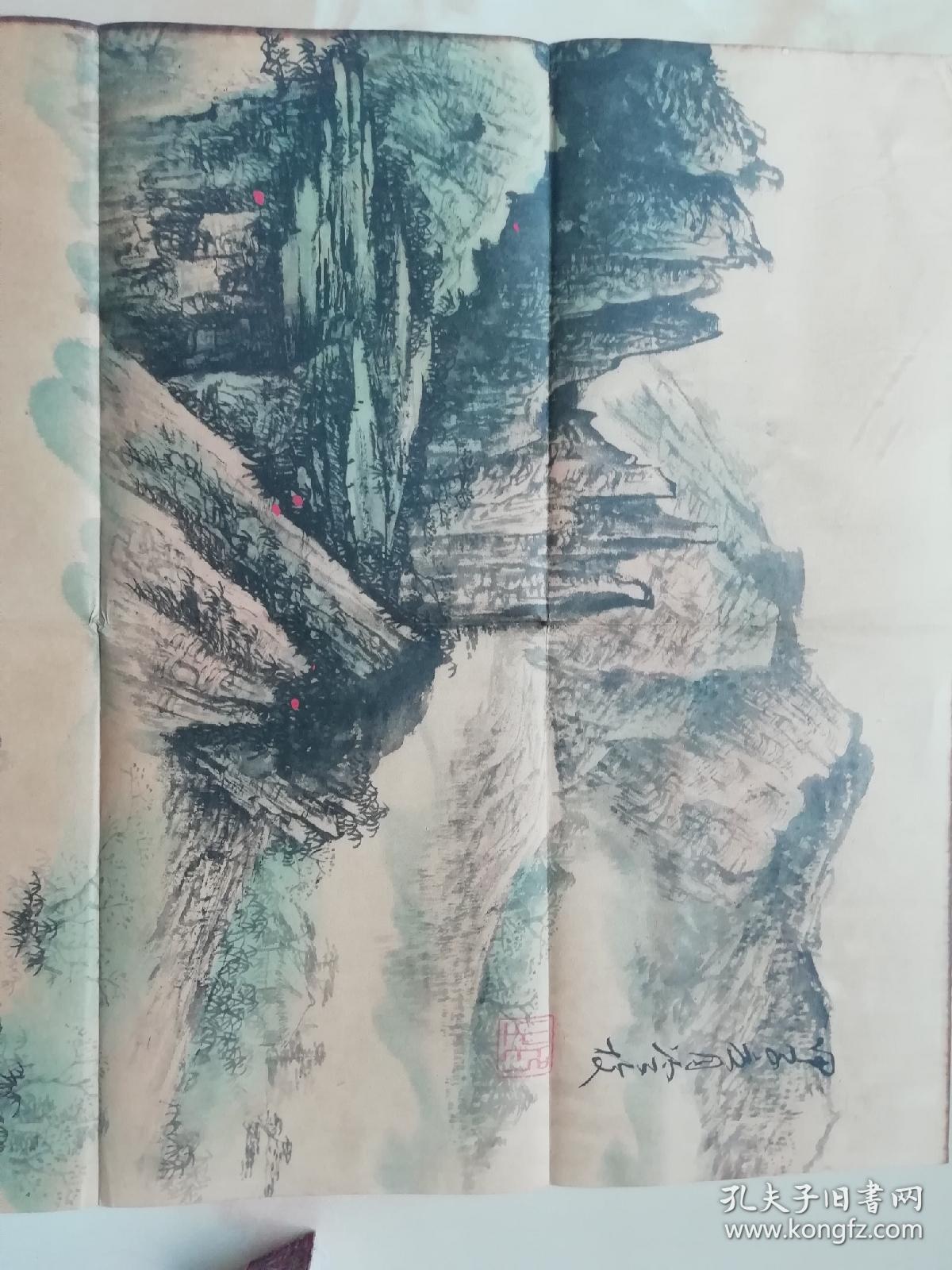 冷枚绘山水画