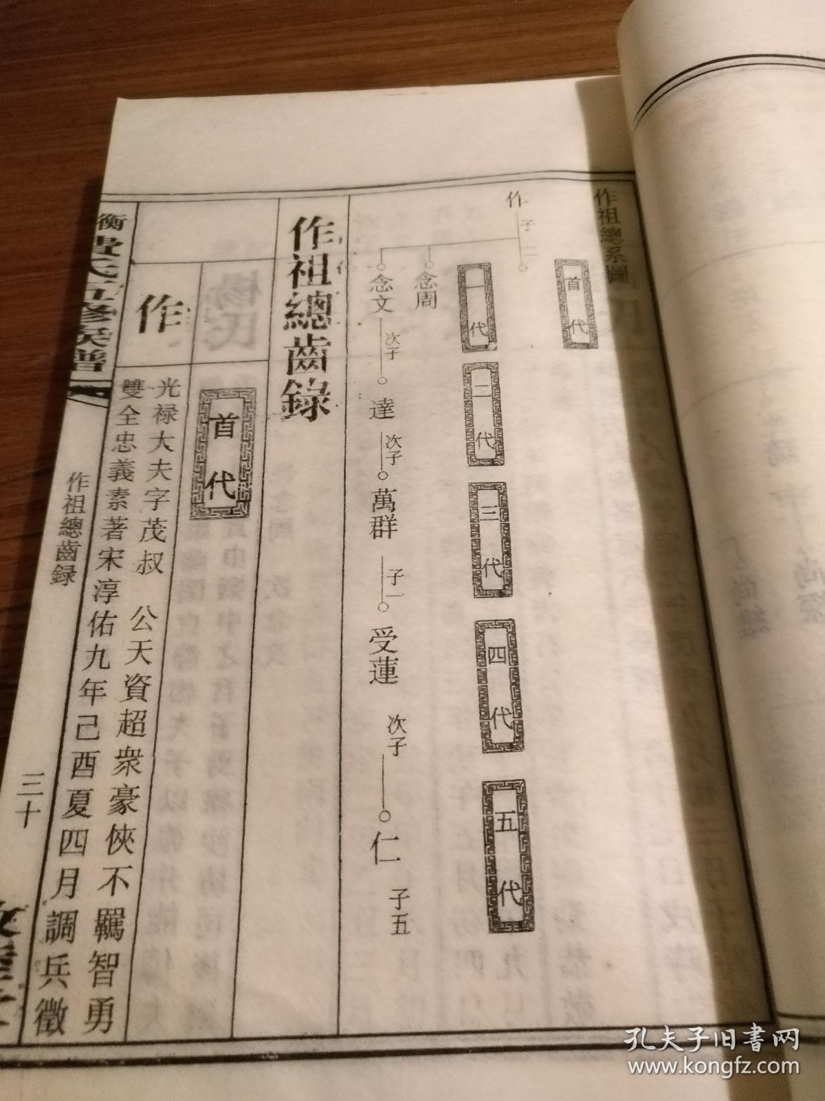 湖南家谱文献衡阳费氏族谱敦睦堂衡南武岗费氏费氏五修族谱卷二十像赞