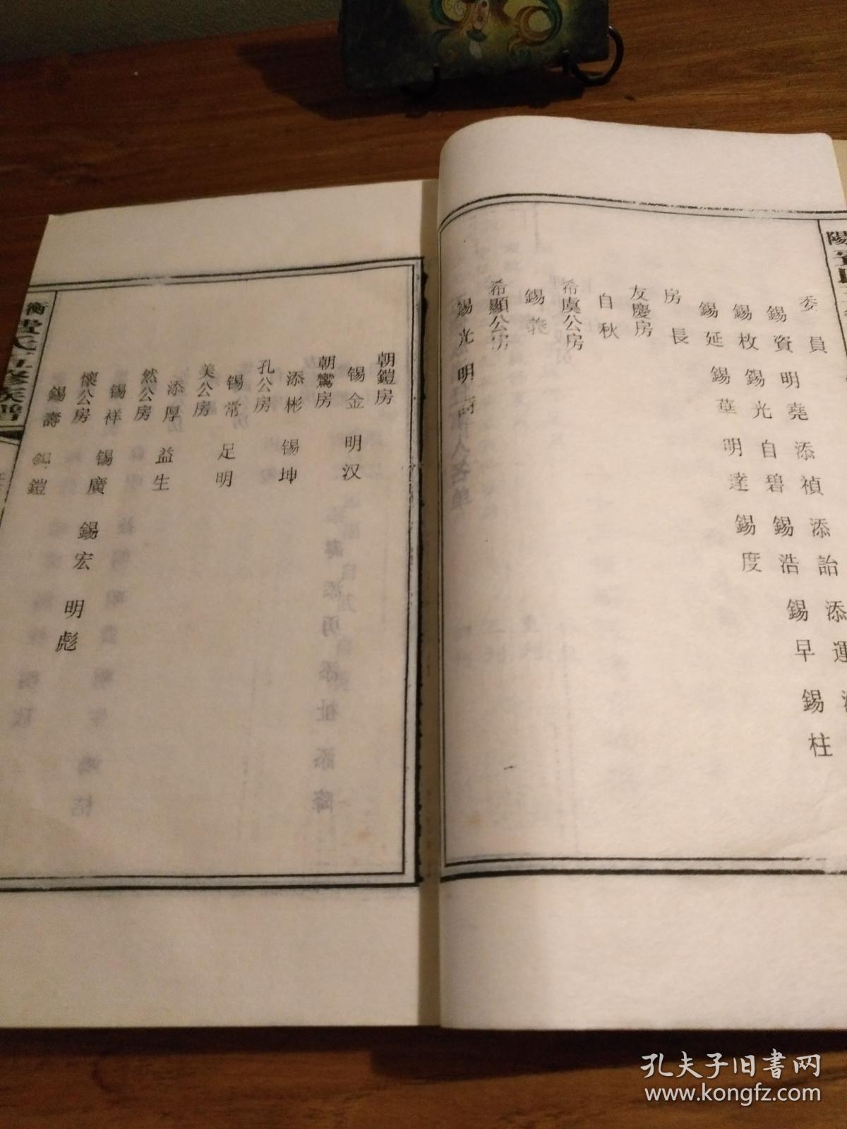 湖南家谱文献衡阳费氏族谱敦睦堂衡南武岗费氏费氏五修族谱卷二十像赞