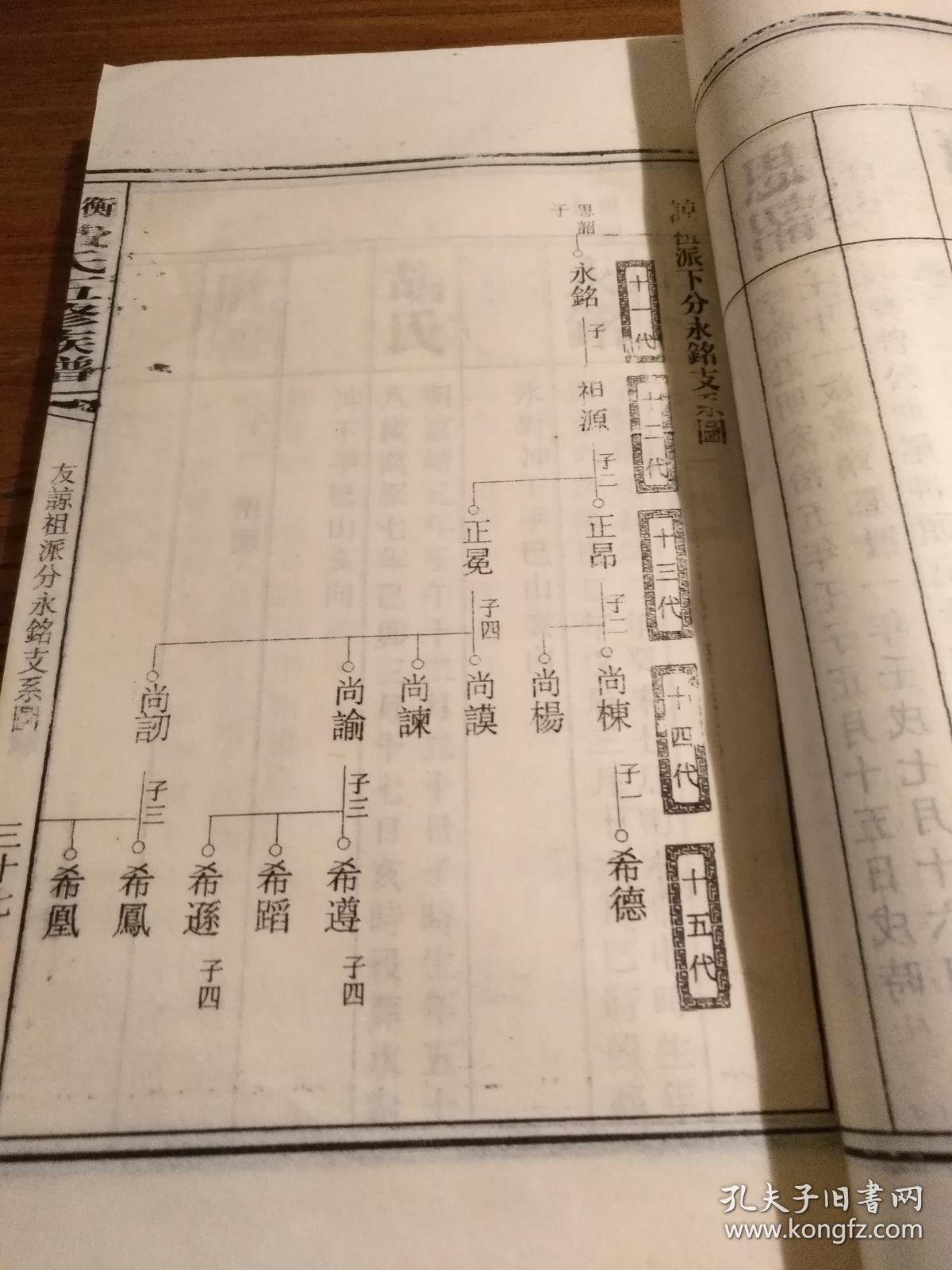 湖南家谱文献衡阳费氏族谱敦睦堂衡南武岗费氏费氏五修族谱卷二十像赞