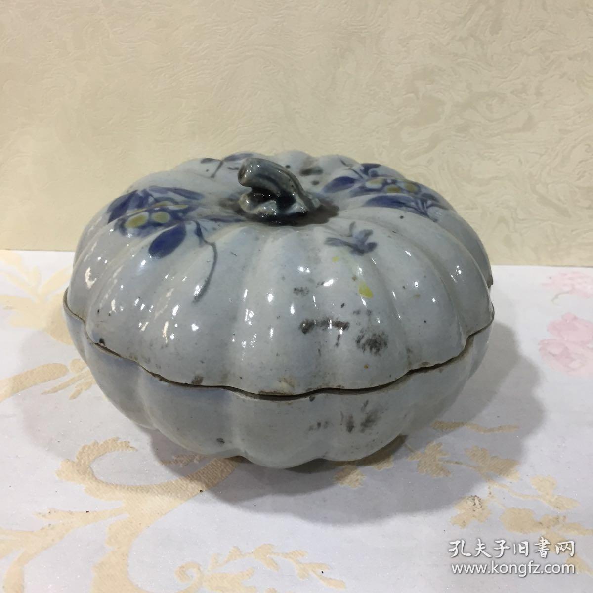 南瓜罐 品相自鉴(盖掉了岔)