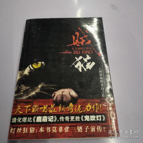 贼猫 作者： 出版社： 安徽文艺出版社 出版时间： 2008-12 装帧： 平装 逍遥1716的书摊