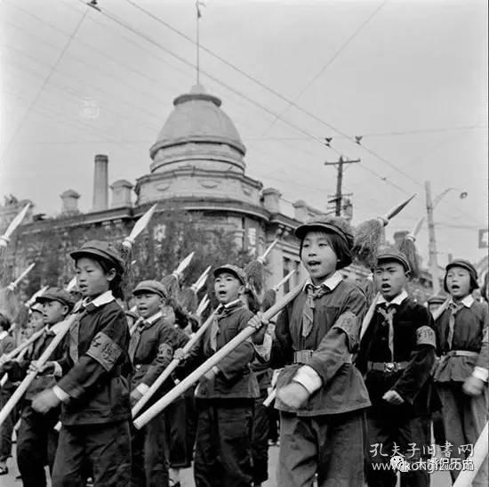 老照片翻拍,"文化大革命"中的红卫兵
