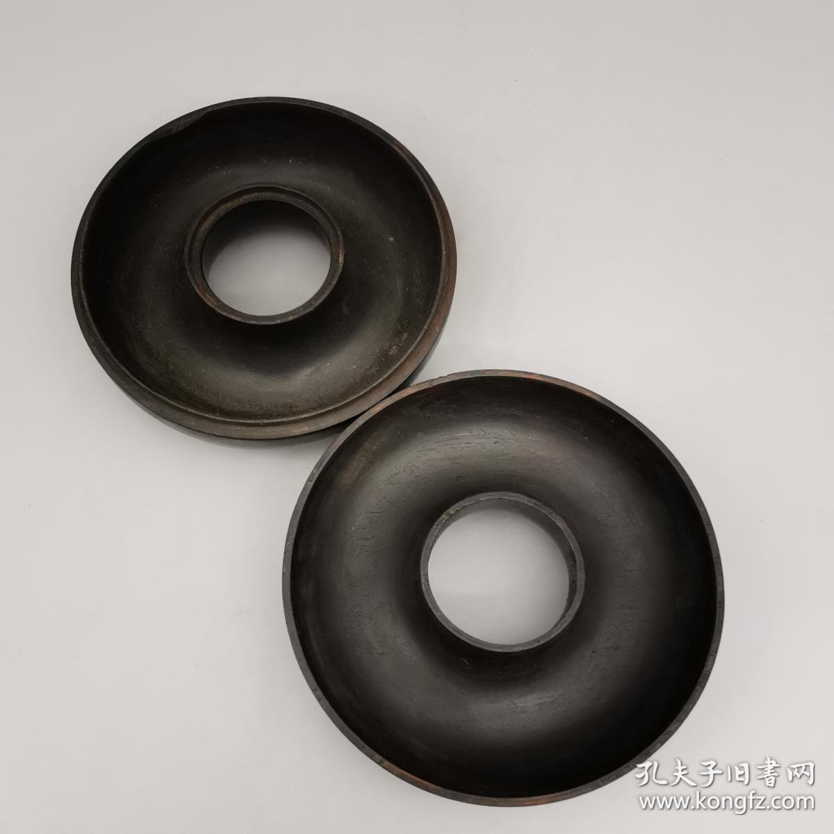 清代紫檀朝珠盒环形盒手串盒古玩木器老物件