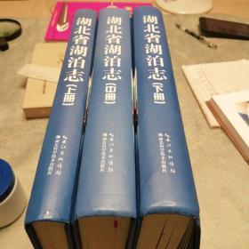 湖北省湖泊志上中下三册