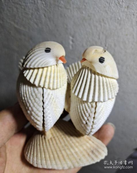貝殼鳥造型
