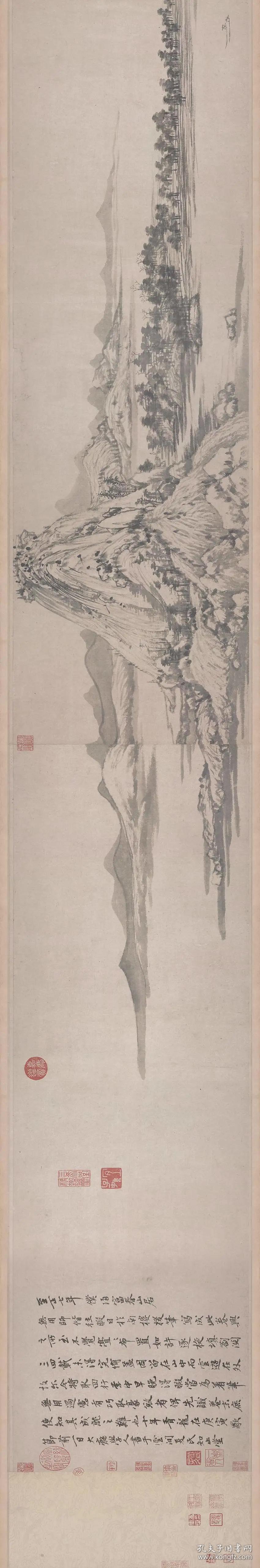 历代书画手卷百品·富春山居图 / 黄公望