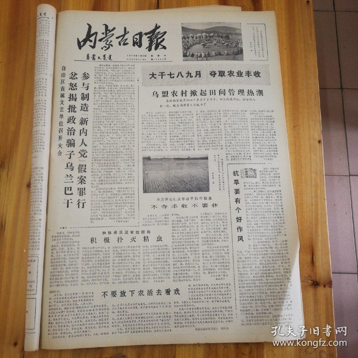 愤怒揭批政治骗子乌兰巴干参与制造"新内人党"假案罪行!