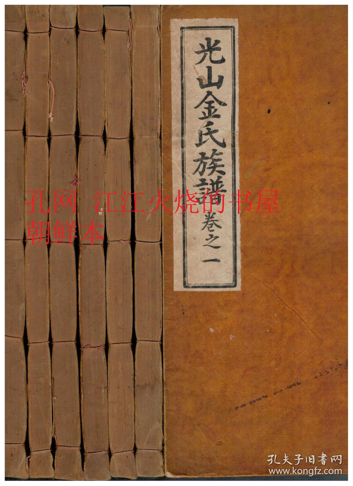 《光山金氏族谱》