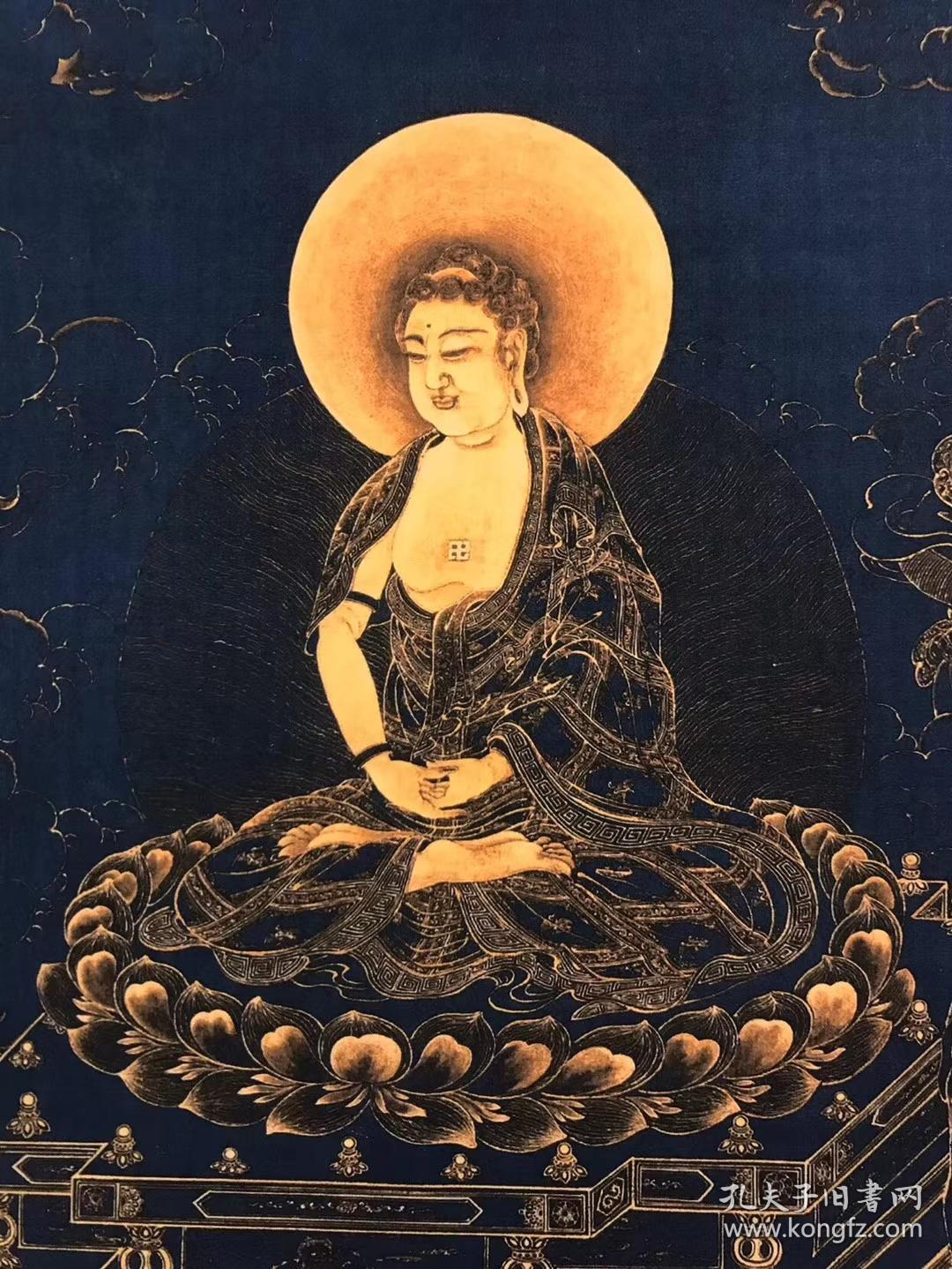 丁观鹏无量寿佛挂轴