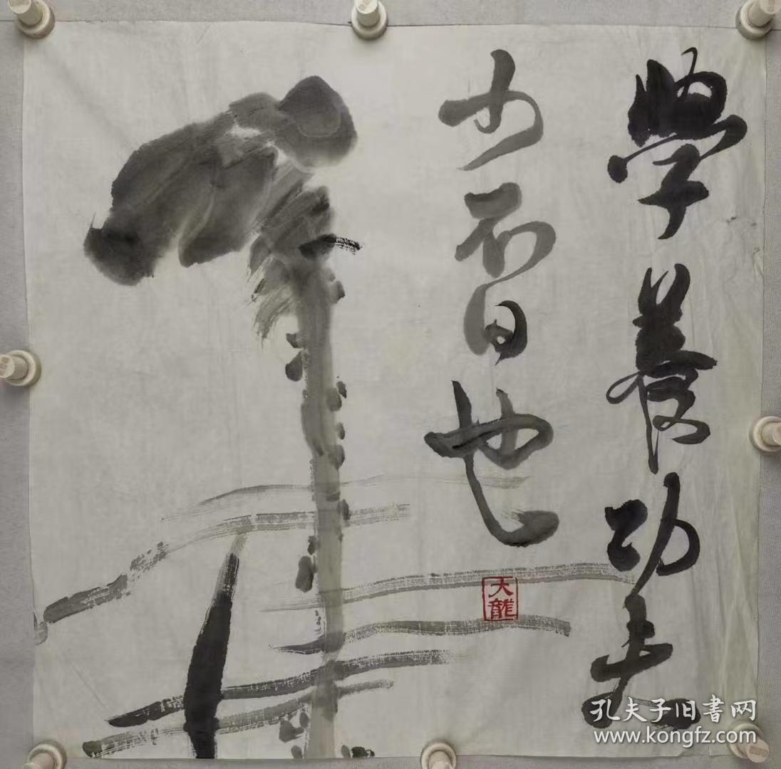 衲子 尺寸 49/49 软件原名陈征,庆龙,大龙,1940年生于北京.