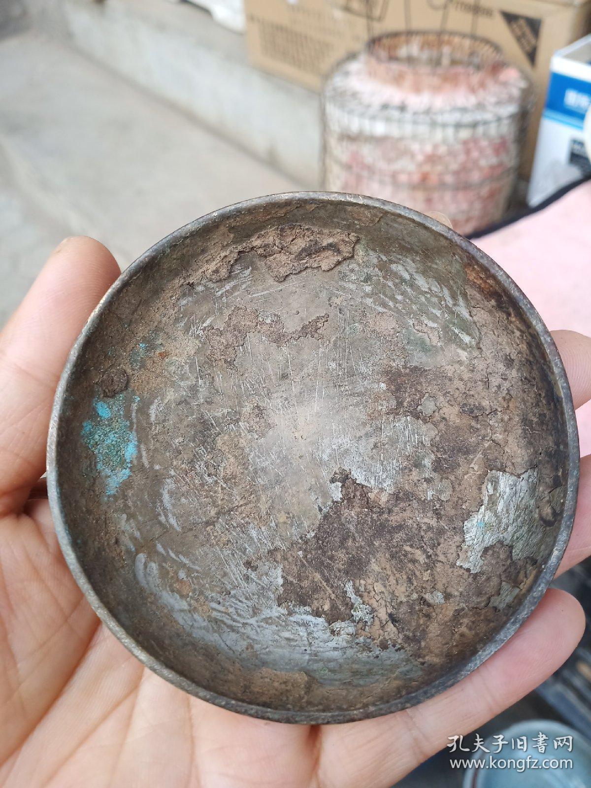 小铜盘年代清末民国包真包老售出不退