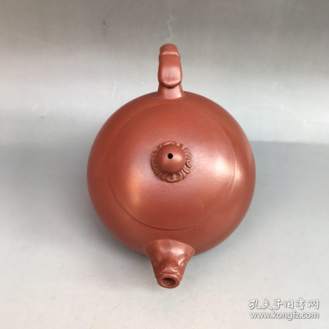 姜礼明大红袍紫砂壶 二龙戏珠西施壶底款:姜礼明材质:大红袍容量:200