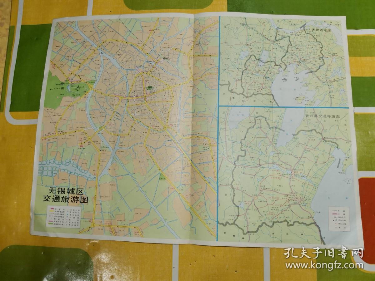 1995年的无锡地图图片