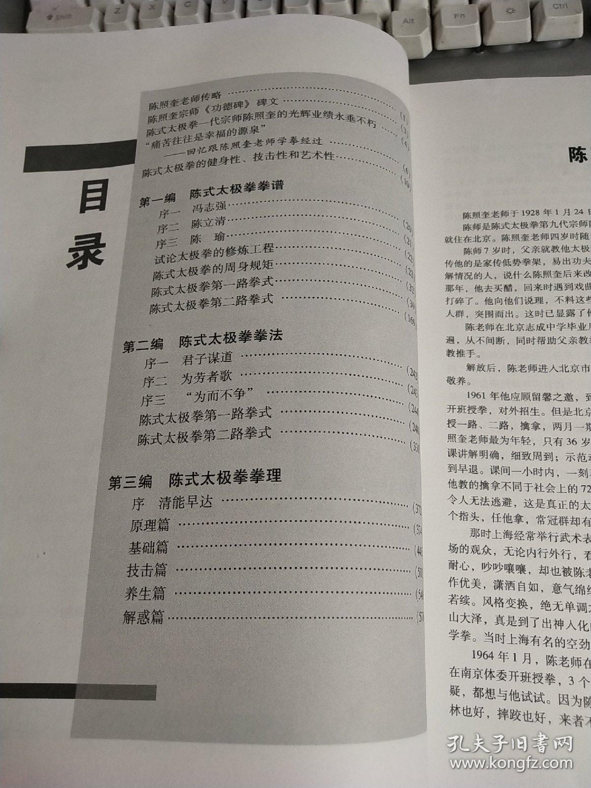 陈式太极拳拳谱.拳法.拳理