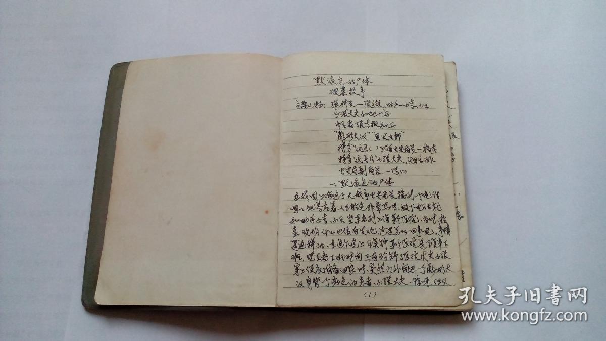 北京 日记本(景泰蓝插页,手抄本小说墨绿色的尸体,梅花党案件,梅花党