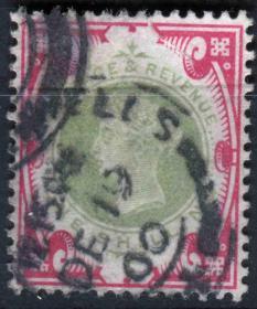 英国邮票1900年 维多利亚女王 古典邮票