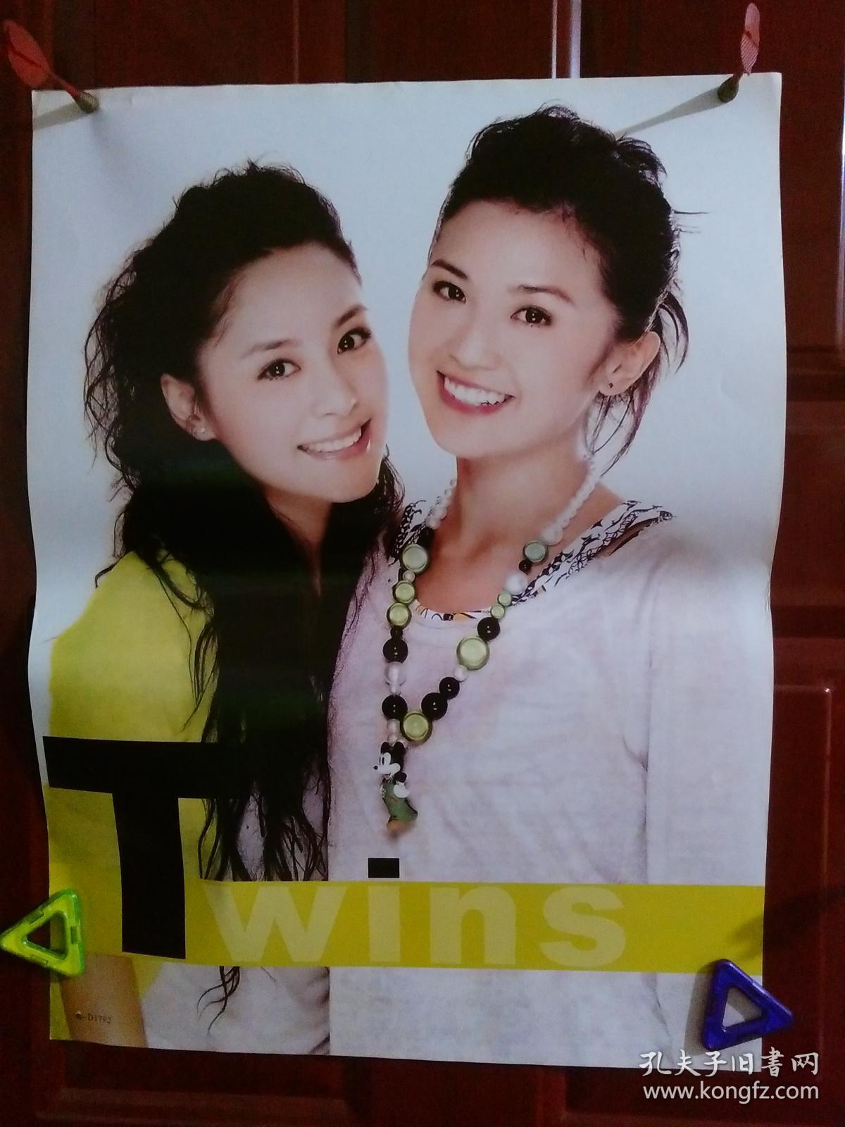 twins海报1张尺寸57cm42cm货号x315自然旧正版详见书影