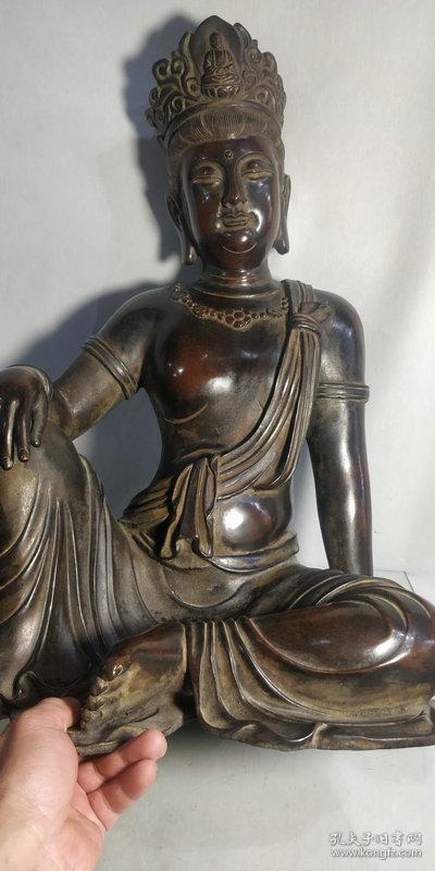秒杀价11880元★要买的速度■【★★明清时期紫铜观音佛像