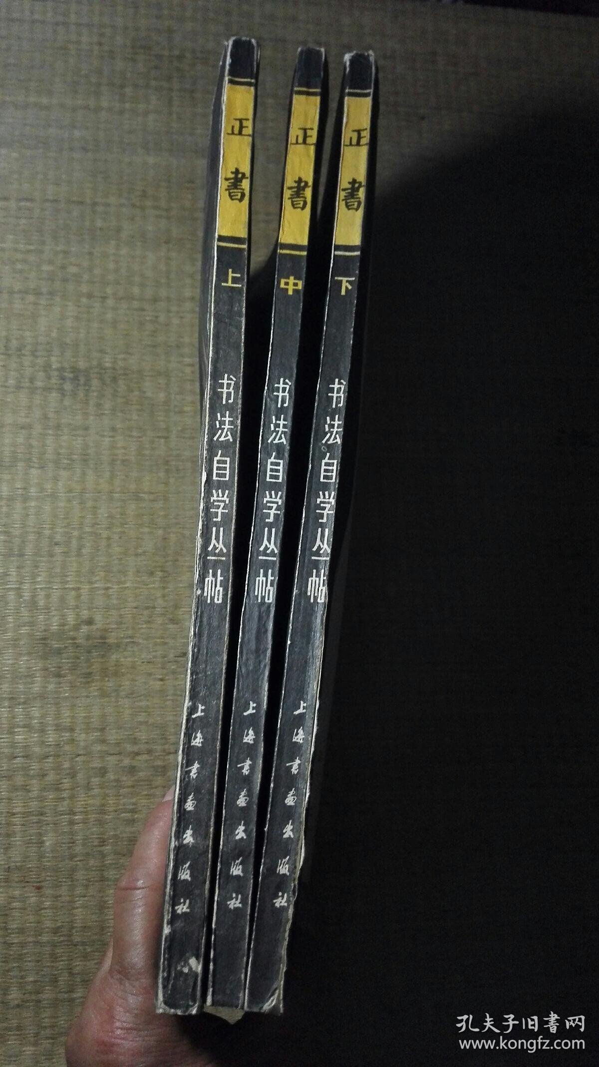 书法自学丛帖正书上中下三册全