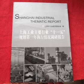 上海工业主要行业“十一五”规划第一年执行情况调研报告