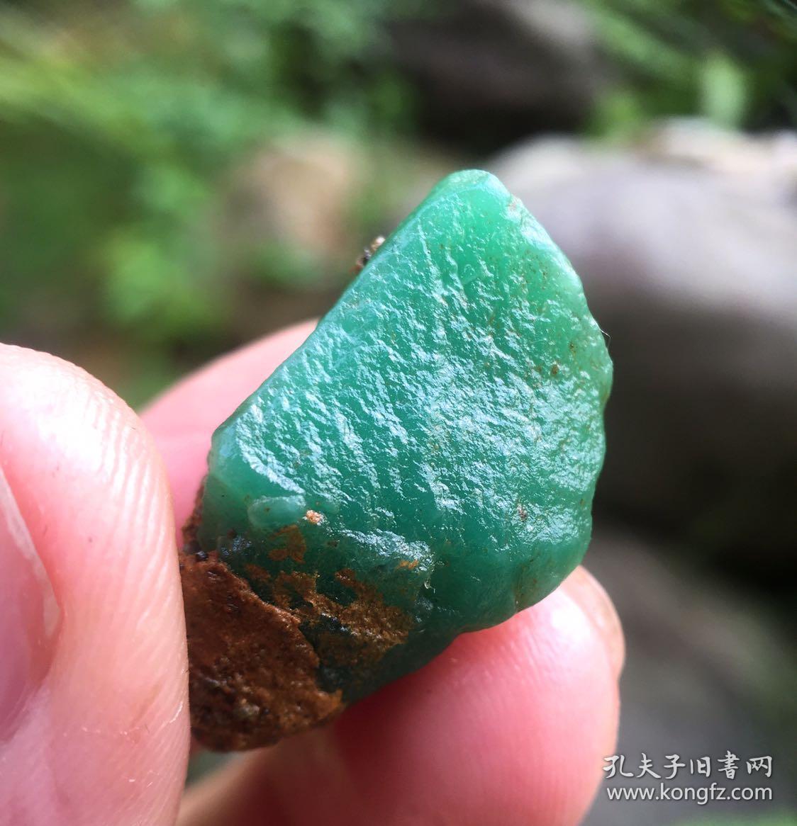 雅安绿白水河老料纯色三无