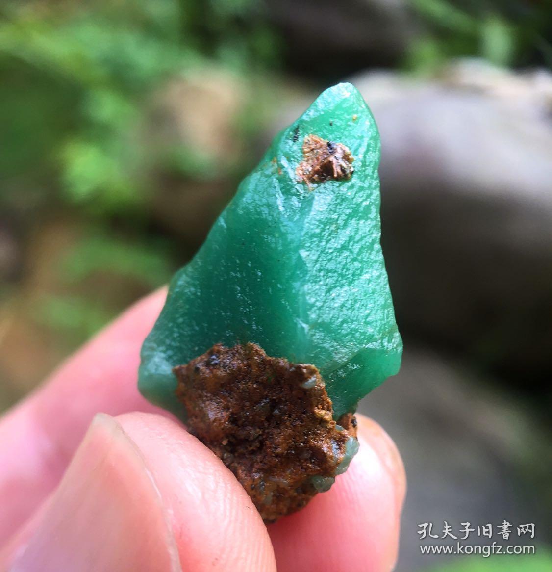 雅安绿白水河老料纯色三无