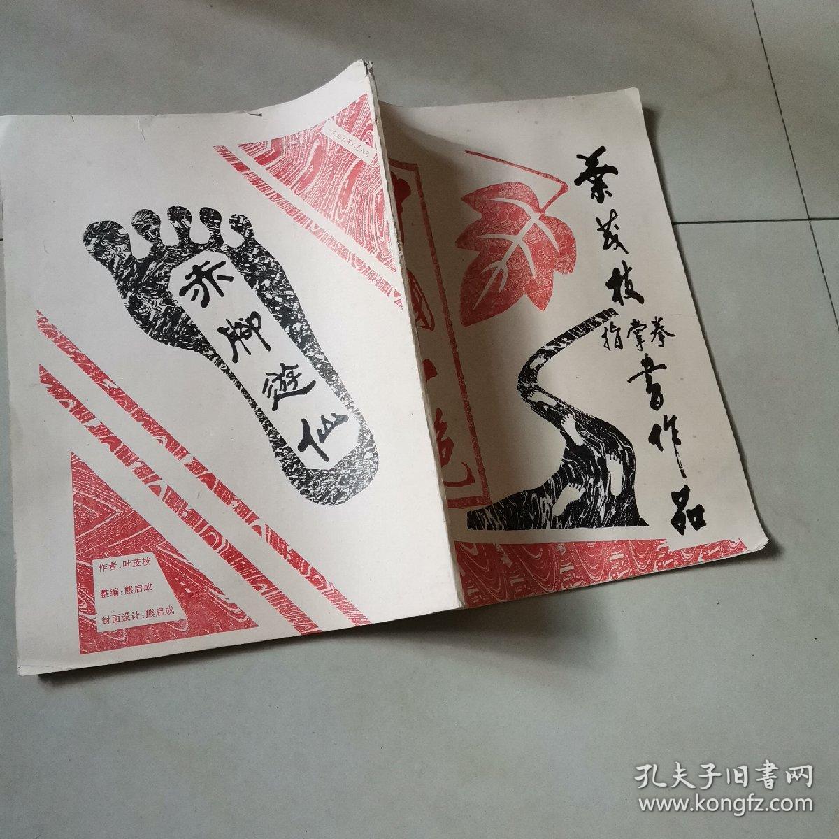 中国一绝 叶茂枝 指掌拳书作品
