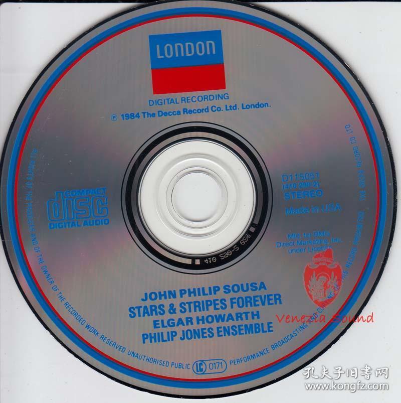 decca苏萨星条旗永不落进行曲合集howarth美版胶圈