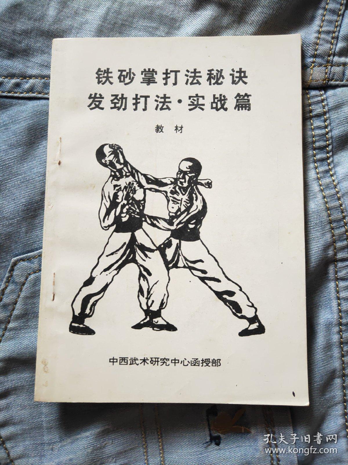 顾汝章嫡传百日速成铁砂掌函授教材 铁砂掌打法秘诀发劲打法·实战篇
