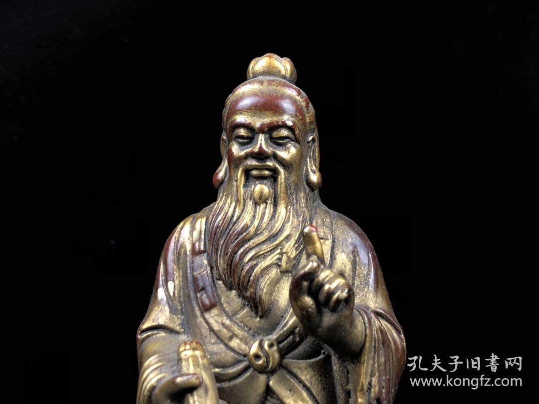 铜像纯铜老子像摆件