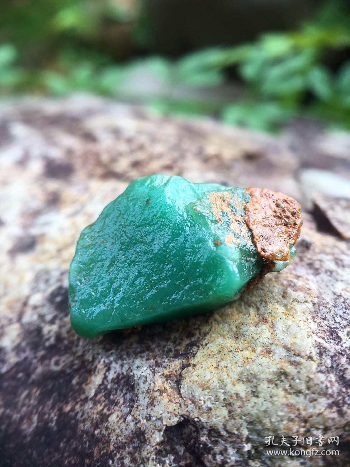 雅安绿白水河老料纯色三无