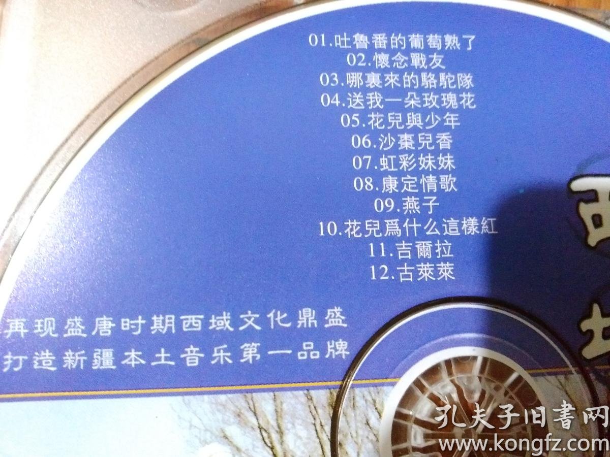 摇滚篇-西域情歌 cd (1碟装)安徽文化音像出版社【货号:w4号盒60】