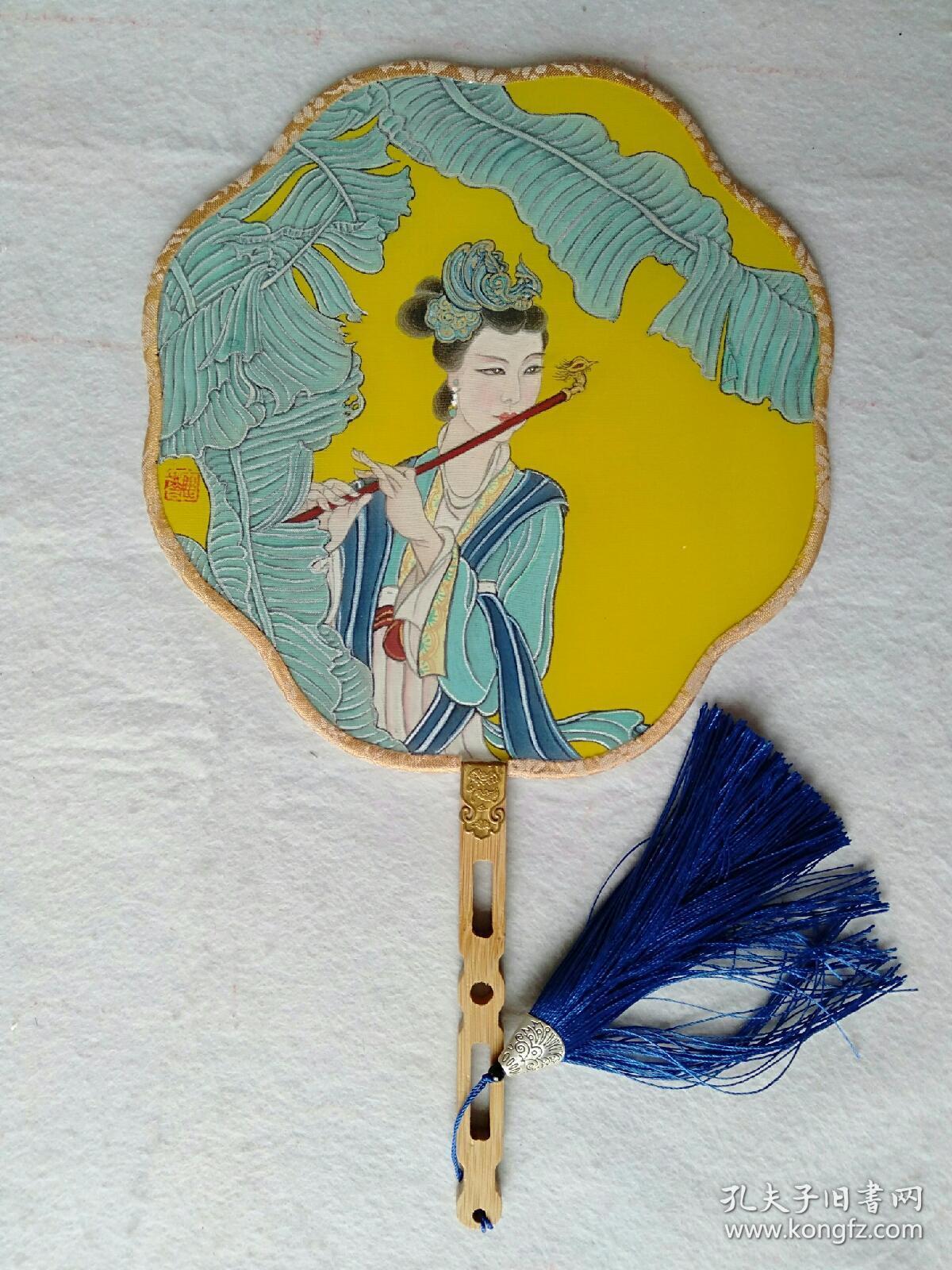 团扇工笔人物