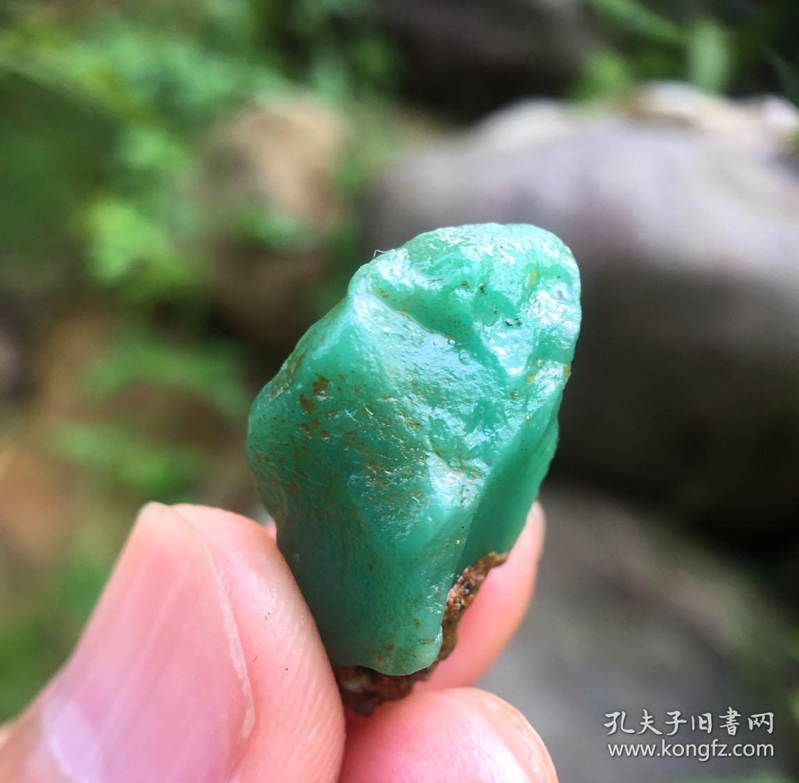 雅安绿白水河老料纯色三无