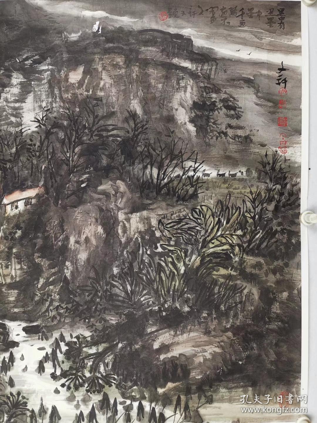 胡文轩 尺寸 68/68 托片笔名一轩,大轩子,1952年生于青岛,现居北京.